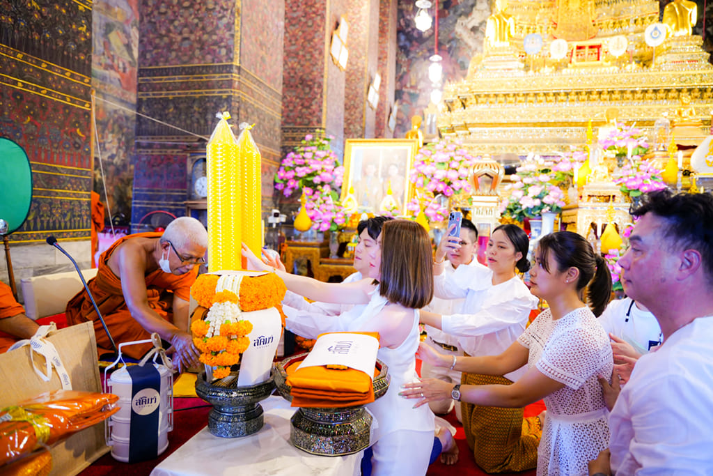 ทำบุญวันเกิดที่วัดโพธิ
