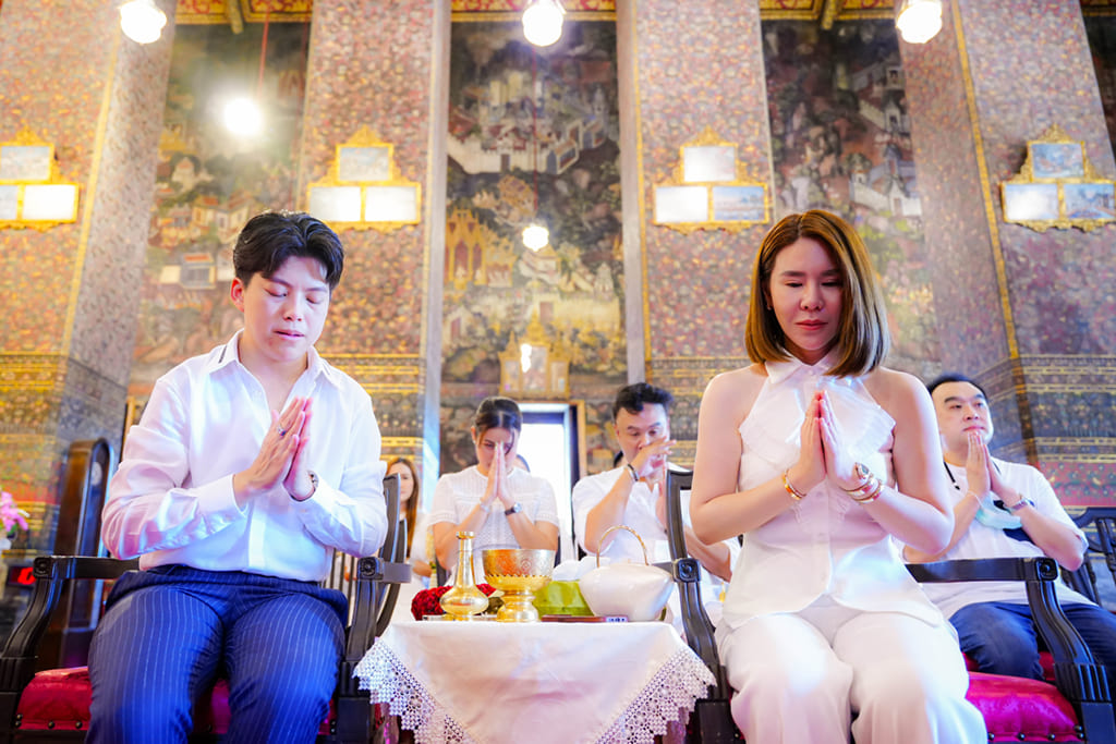 ทำบุญวันเกิดที่วัดโพธิ