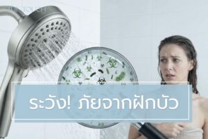 ระวัง! ภัยจากฝักบัว อาจไม่ใช่แค่ทำความสะอาด