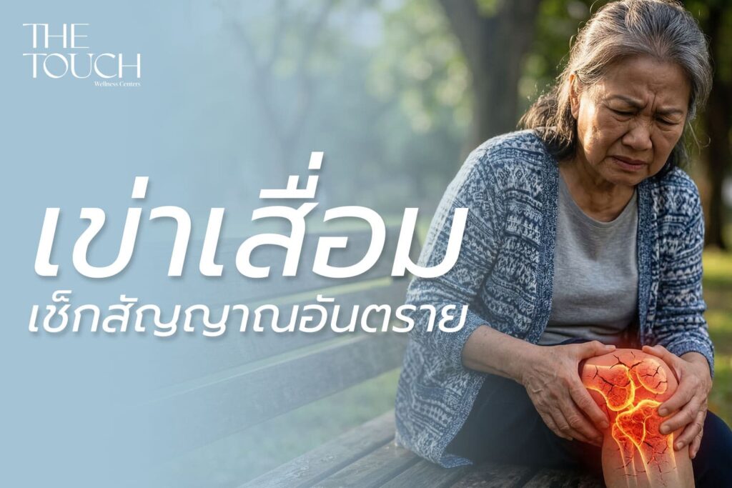 เข่าเสื่อมไม่ใช่เรื่องของคนแก่! เช็กอาการปวดเข่าแบบไหนคือสัญญาณอันตราย พร้อมวิธีดูแลเข่าให้ใช้งานได้ยาวนาน