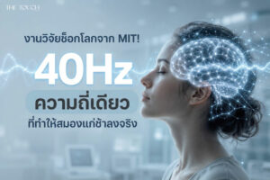 งานวิจัยชี้! 40Hz คลื่นความถี่มหัศจรรย์ ช่วยให้สมองแก่ช้าลงจริง