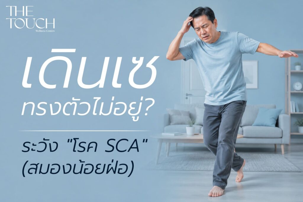 เดินเซ ทรงตัวไม่อยู่ หยิบจับของก็พลาด! รู้จัก “โรค SCA” ภัยเงียบสมองน้อยฝ่อที่ทำให้ร่างกายสูญเสียการควบคุม