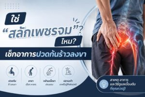 ปวดก้นร้าวลงขา! ใช่ “สลักเพชรจม” หรือเปล่า? เช็กอาการและวิธีแก้ให้หายขาดก่อนเดินไม่ได้
